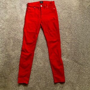 Hudson Red jeans 👖 size 28